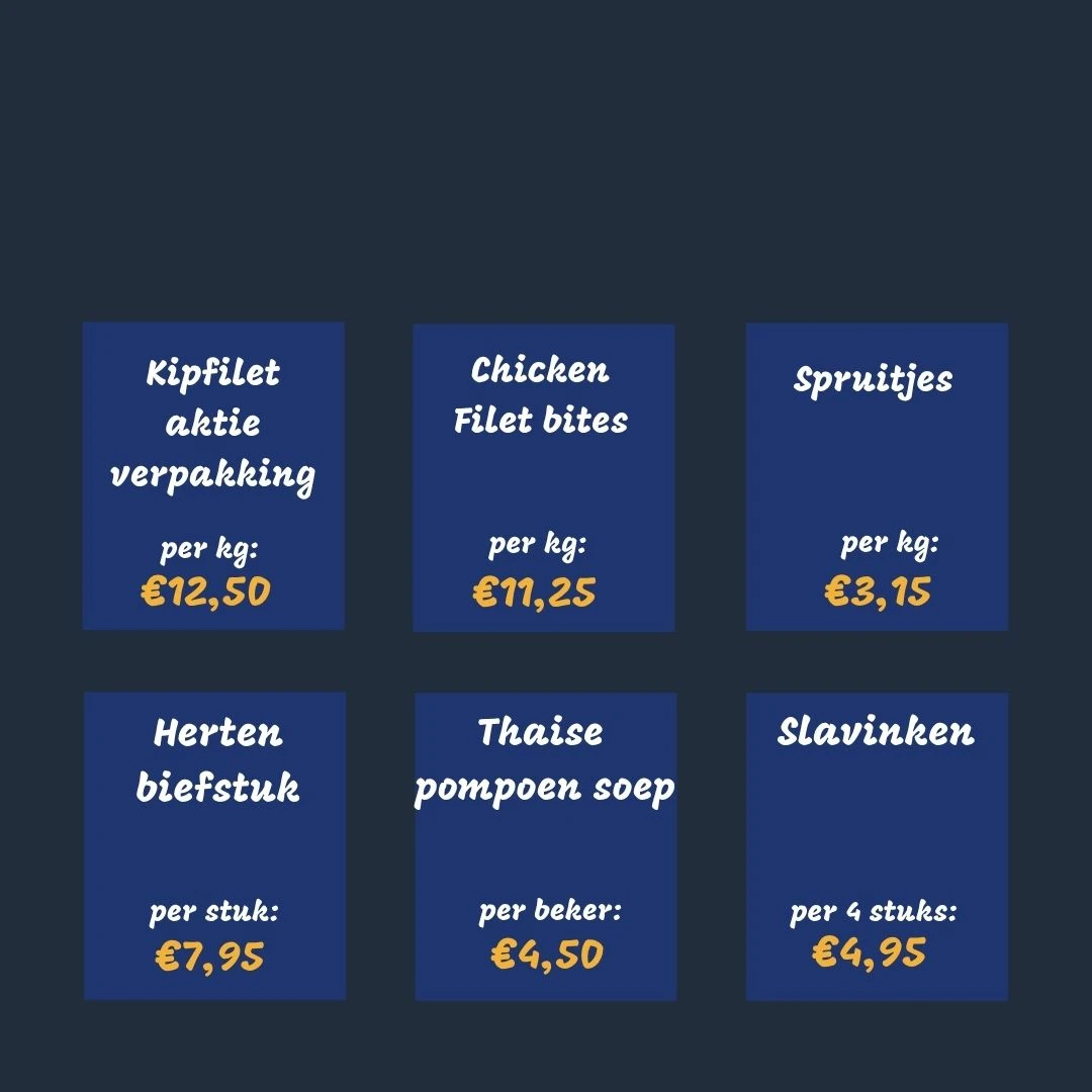 Oktober aanbiedingen